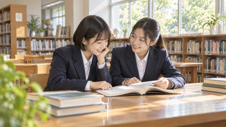 東京都の私立女子中学校10校を比較【2027年4月入学】首都圏模試・偏差値60〜69の入試回から選ぶのアイキャッチイラスト