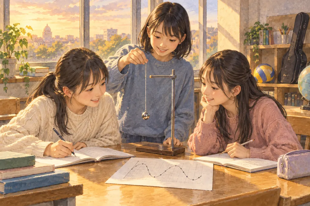 文京学院大学女子中学校の学びをイメージしたイラスト(AI生成)(AI生成のイメージイラスト)