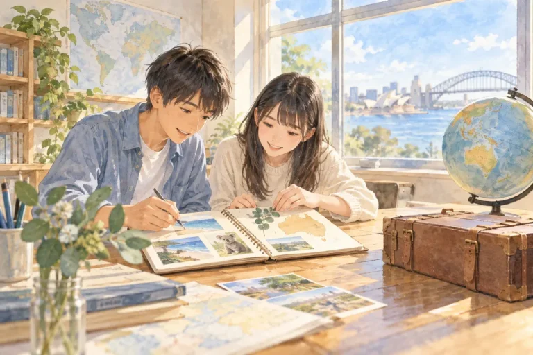 多摩大学目黒中学校の学びをイメージしたイラスト（AI生成）（AI生成のイメージイラスト）