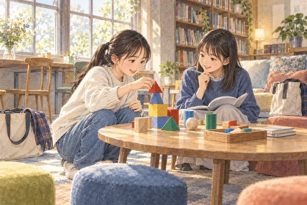 フェリス女学院中学校の学びをイメージしたイラスト（AI生成）（AI生成のイメージイラスト）