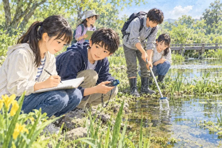 埼玉平成中学校の学びをイメージしたイラスト（AI生成）（AI生成のイメージイラスト）