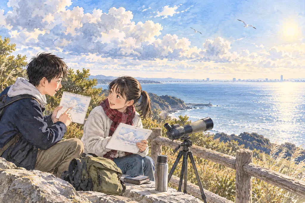 渋谷教育学園幕張中学校の学びをイメージしたイラスト（AI生成）（AI生成のイメージイラスト）