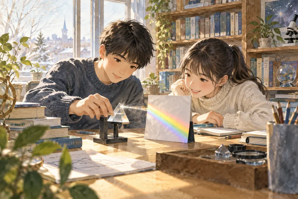 昭和学院秀英中学校の学びをイメージしたイラスト（AI生成）（AI生成のイメージイラスト）