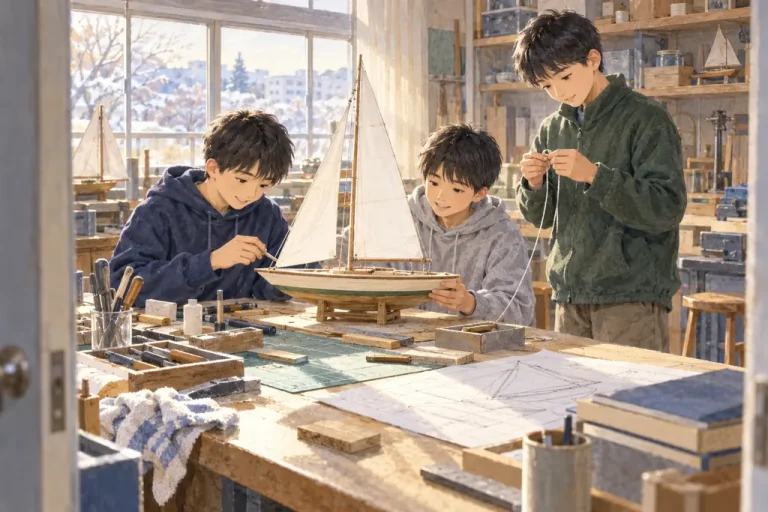 成城中学校の学びをイメージしたイラスト（AI生成）（AI生成のイメージイラスト）