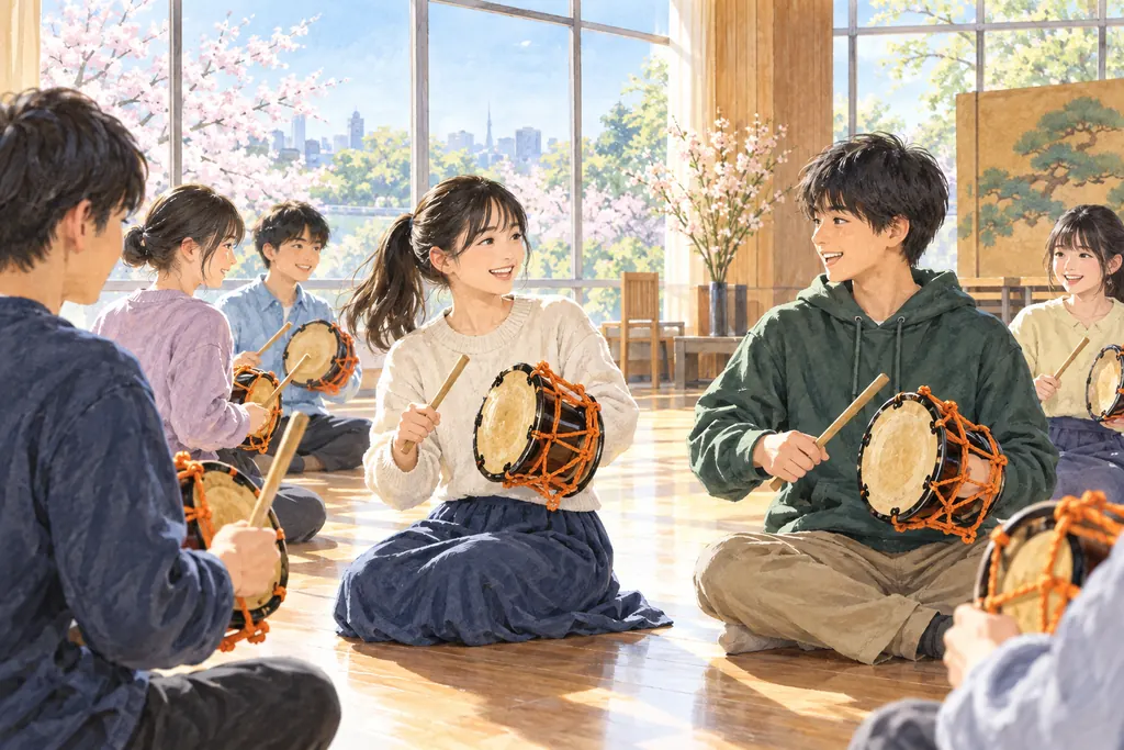 國學院大學久我山中学校の学びをイメージしたイラスト(AI生成)(AI生成のイメージイラスト)