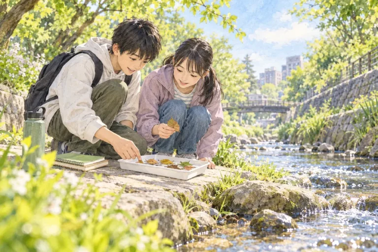 目黒日本大学中学校の学びをイメージしたイラスト（AI生成）（AI生成のイメージイラスト）